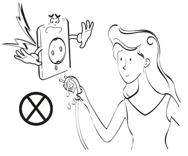 Shinco Portable Air Conditioner - electric shock