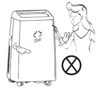 Shinco Portable Air Conditioner - outlet