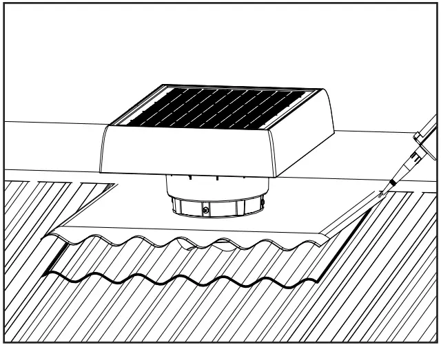 Bradford Ventilation 187002 SolarXVENT Solar Powered Ventilator - STEP 13