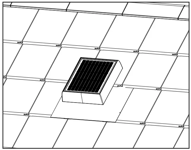 Bradford Ventilation 187002 SolarXVENT Solar Powered Ventilator - STEP 2