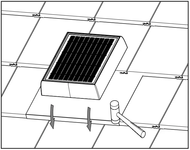 Bradford Ventilation 187002 SolarXVENT Solar Powered Ventilator - STEP 6