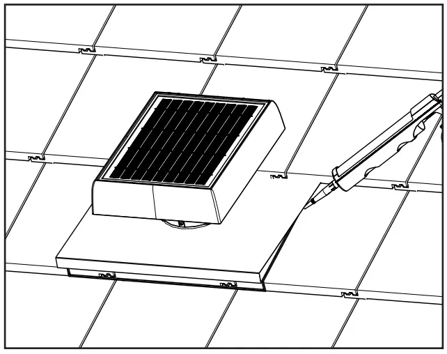 Bradford Ventilation 187002 SolarXVENT Solar Powered Ventilator - STEP 7