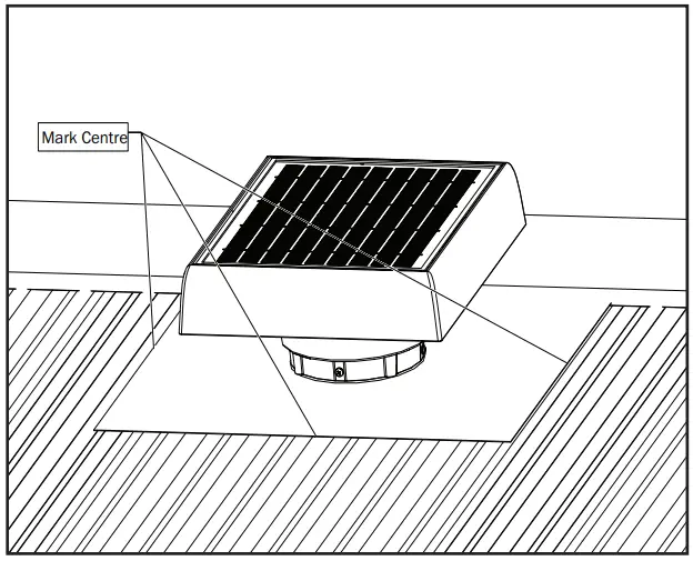 Bradford Ventilation 187002 SolarXVENT Solar Powered Ventilator - STEP 9