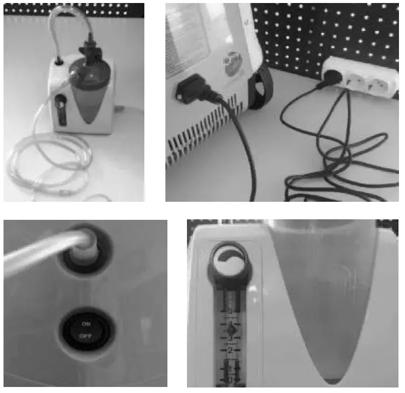 HEALTHTIME OC10 Oxygen Concentrator - flowmeter