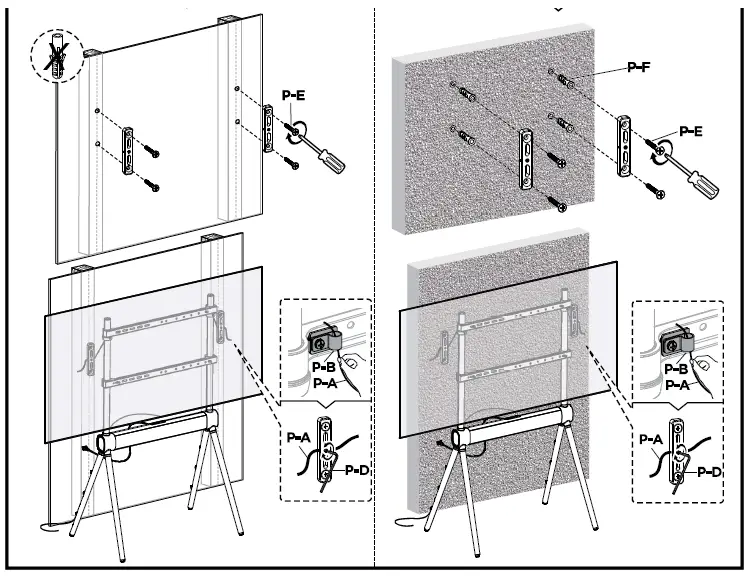 LUMI-Legend-FS29-46F-03-Easel-Studio-TV-Floor-Stand-with-Soundbar-115