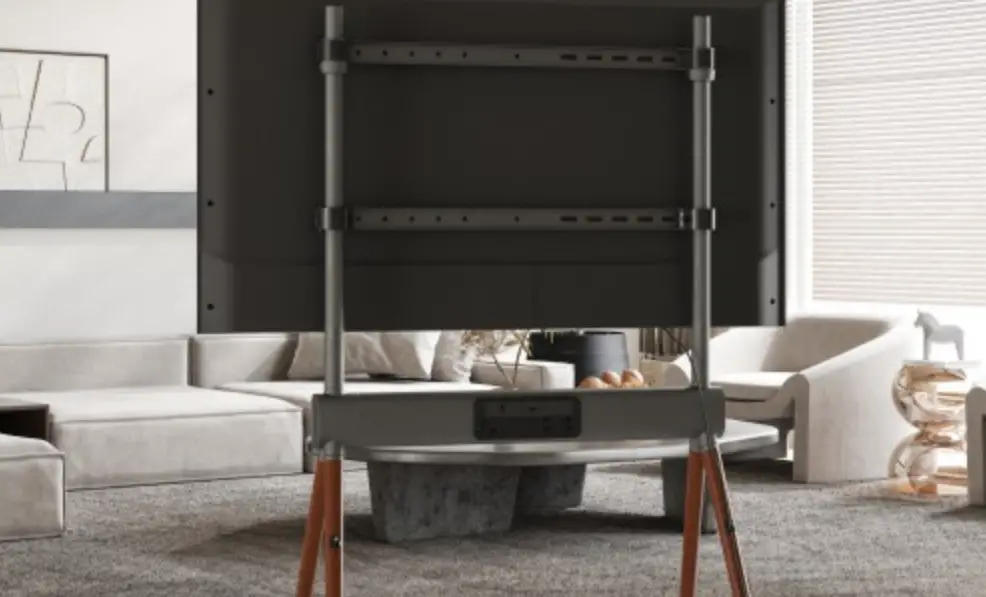 Lumi Legend Fs29-46f-03 Easel Studio Tv Floor Stand With Soundbar Instruction Manual