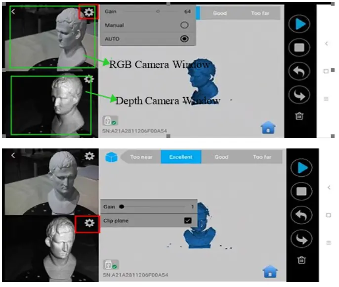 REVOPOINT Mini 3D Professional Bluelight 3D Scanner - RGB and depth