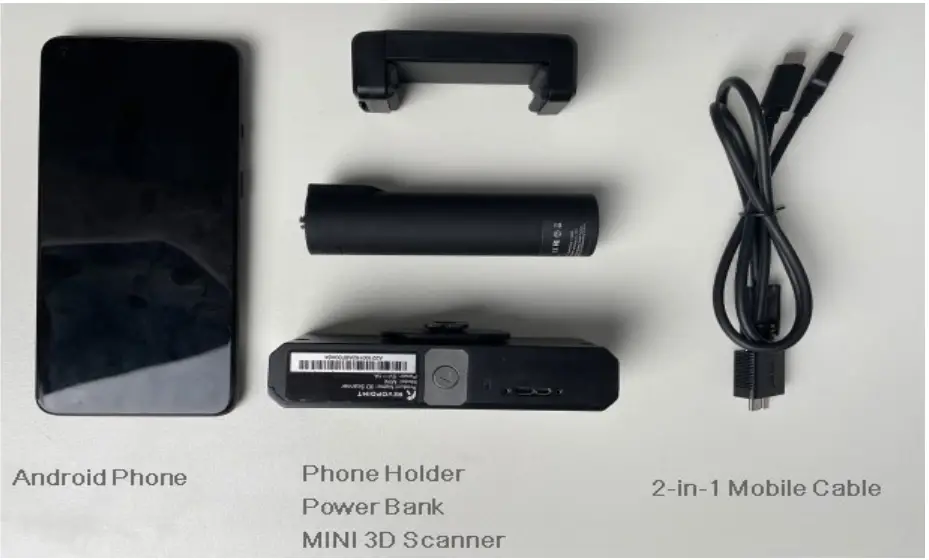 REVOPOINT Mini 3D Professional Bluelight 3D Scanner - USB Mode