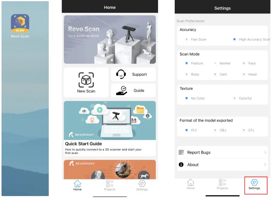 REVOPOINT Mini 3D Professional Bluelight 3D Scanner - evo Scan