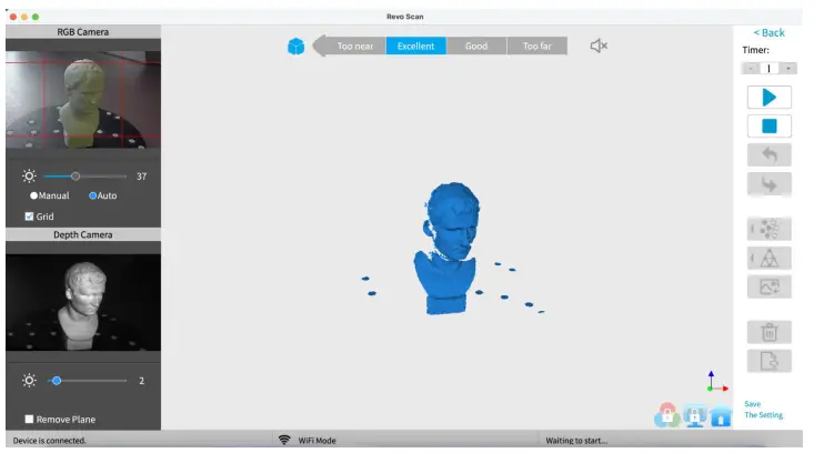 REVOPOINT Mini 3D Professional Bluelight 3D Scanner - ew Scan2