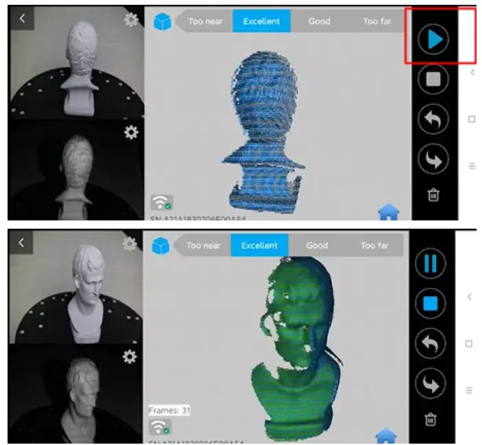 REVOPOINT Mini 3D Professional Bluelight 3D Scanner - o scan