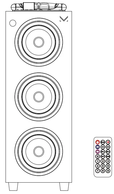 Majestic TS 100BT USB or SD or AX Bluetooth Multimedia Audio System -
