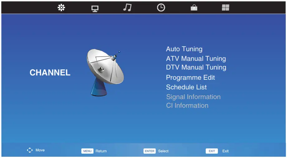 TELEFUNKEN TF LED32S69T2 31.5 Inch HD LED TV - Channel setting