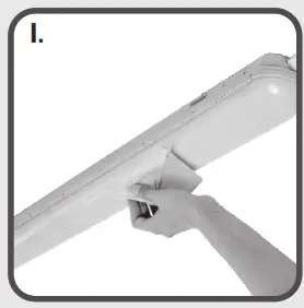 LUMAK PRO 10471863 Damp Proof LED Luminaire - Maintenance and care