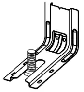 Whirlpool WEE750H0HZ 30 Inch Slide In Electric Range - bracket.
