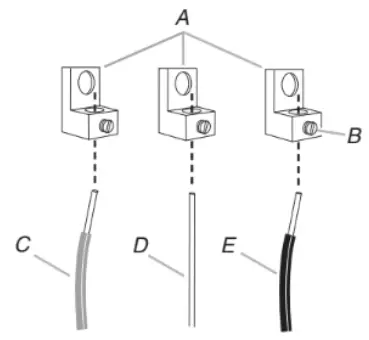 Whirlpool WEE750H0HZ 30 Inch Slide In Electric Range - terminal lug
