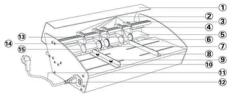 LZHZXY 460E3 Electric Paper Creasing Machine