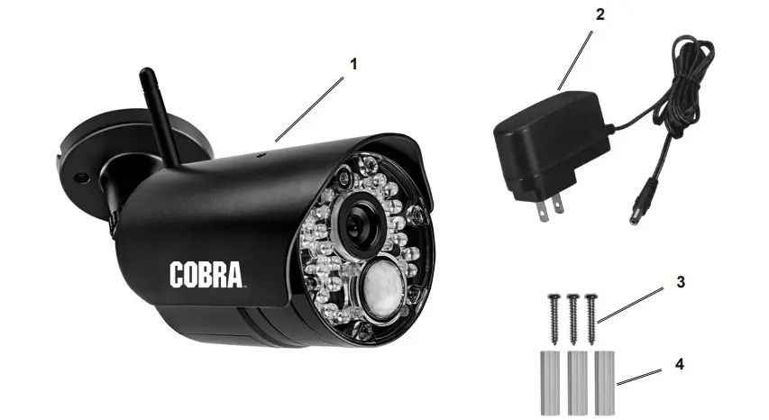 COBRA 57989 Wireless Color Security Camera - Figure 6