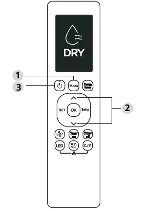 Cooper Hunter CR262-RG10G Remote Controller FIG (10)