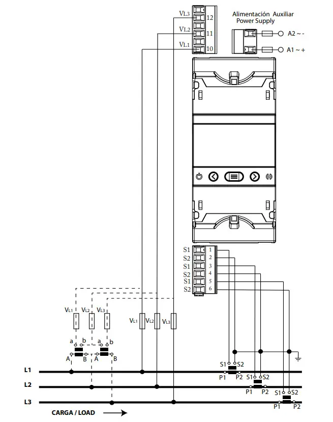 Circutor CVM-E3-MINI-MC-WiEth Three Phase Power Analyser - Figure 7