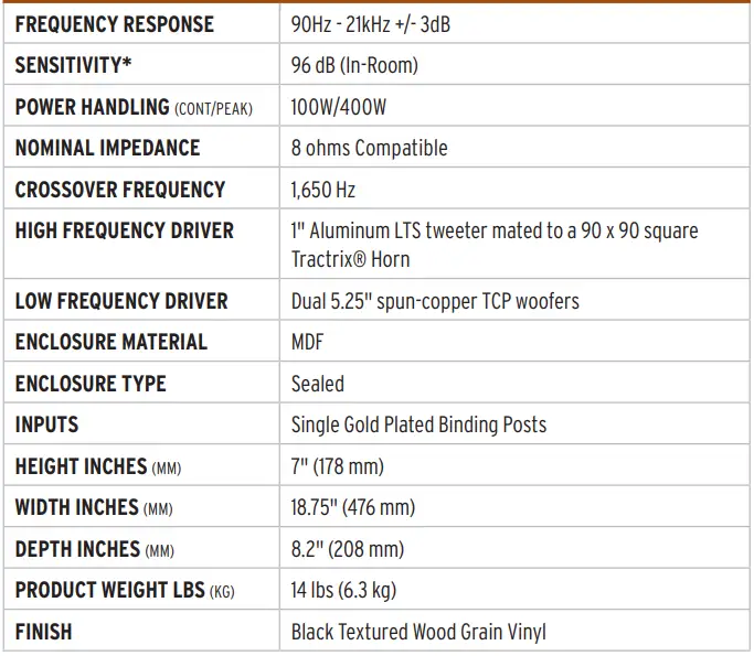 Klipsch-R-50C-Horn-Loaded-Center-Channel-Speakers-FIG-1