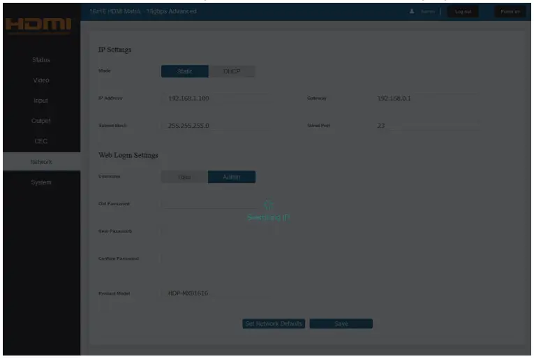 HDT HDCVT4K1616 WolfPack 4K 60 4 4 4 16x16 HDMI Matrix Switch  - Fig 17
