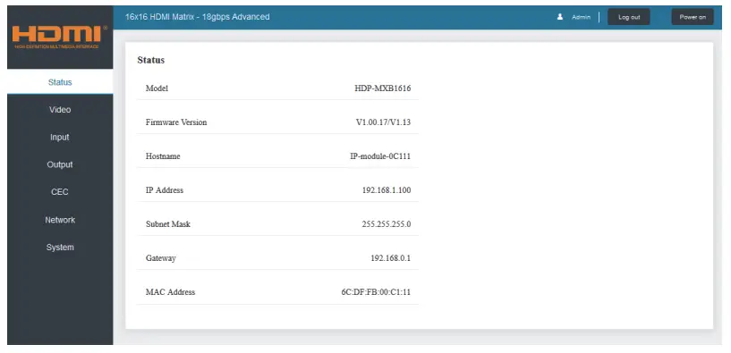 HDT HDCVT4K1616 WolfPack 4K 60 4 4 4 16x16 HDMI Matrix Switch  - Fig 8
