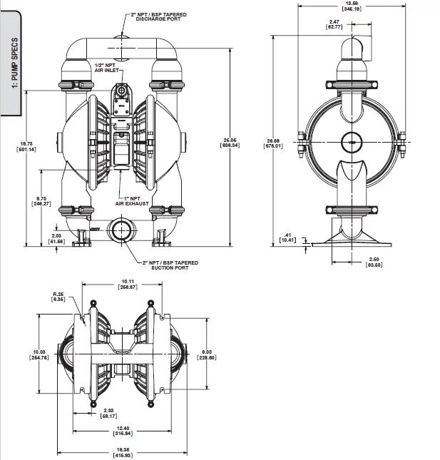 VERSAMATIC-E2AA1D110C-ATEX 2-(51mm)-Clamped-Metal-Air-Operated-Double-Diaphragm-Pump-17