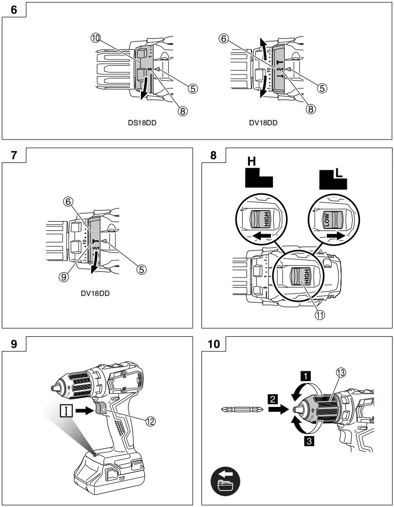 HiKOKI DS 18DD Cordless Drill Screwdriver - Fig 2