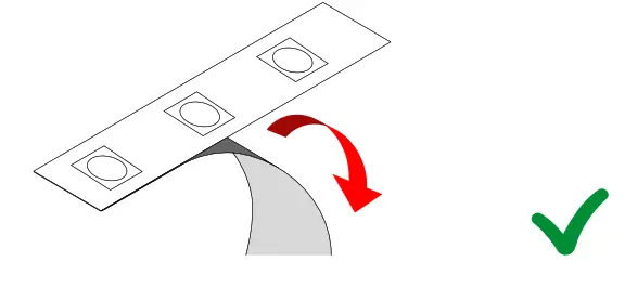 ARTECTA Ribbon V1 Series LED Strip - protective tape
