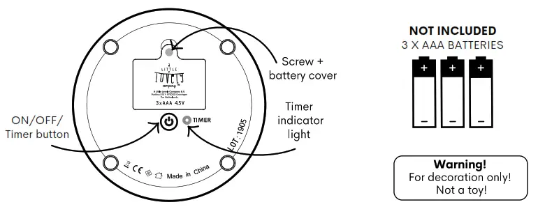 LITTLE LOVELY PLCLBU02 Projector Lights fig