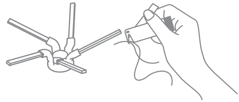 Cleaning the Side Brush