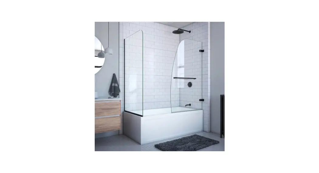 Felyl Hao2 58 Inch H Apartment Pivot Frameless Tub Door Installation Guide Felyl Hao2 58 Inch H Apartment Pivot Frameless Tub Door Installation Guide