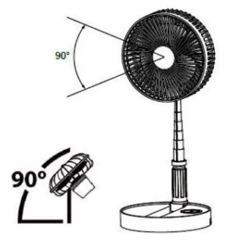 GERMANICA GER20CMFF Foldable USB Fan - fig 5