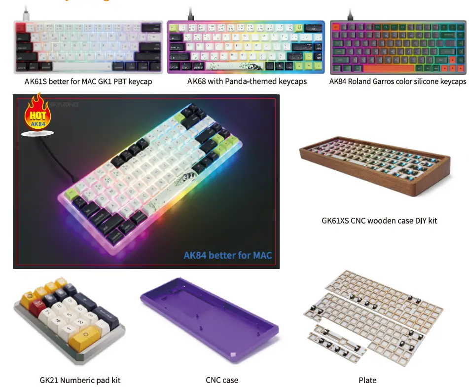 SKYLOONG 61 Key V2 Series RGB USB-plus-Bluetooth-2-Mode-Keyboard-FIG- (10)