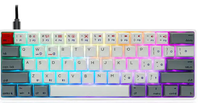 SKYLOONG 61 Key V2 Series RGB USB-plus-Bluetooth-2-Mode-Keyboard-PRODUCT-IMG