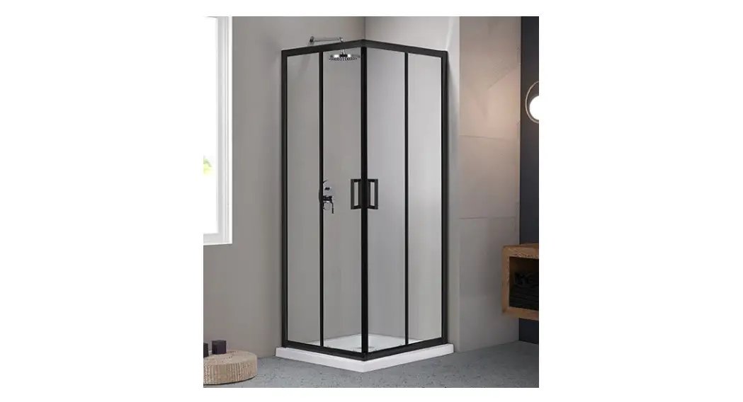 Sanimaster Star And Art Black Ecoline Douchecabine Installation Guide