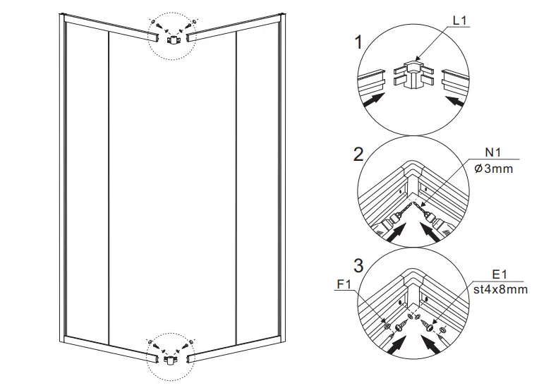 Sanimaster Star and e Douchecabine - instructions 3