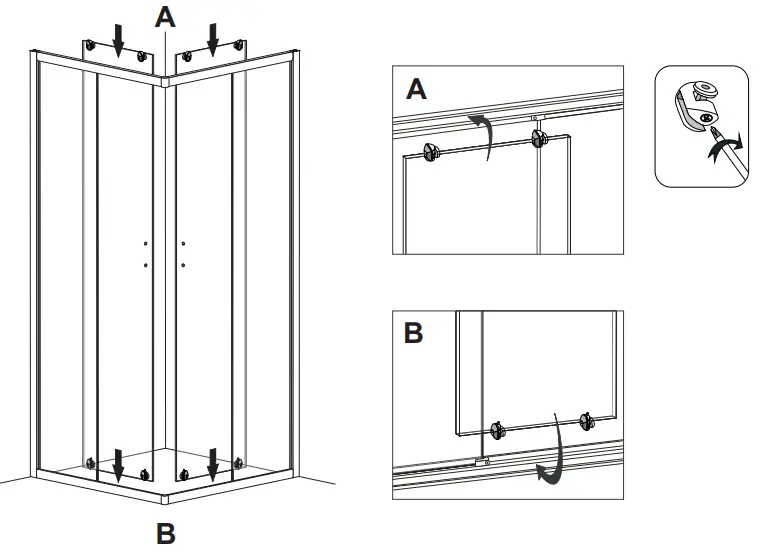 Sanimaster Star and e Douchecabine - instructions 7