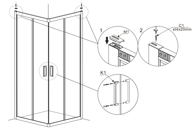 Sanimaster Star and e Douchecabine - instructions 9