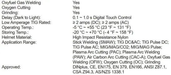 FIG 12 TECHNICAL SPECIFICATION