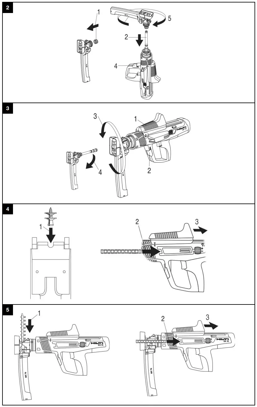 HILTI DX 76 Powder Actuated Tool - Figure 2