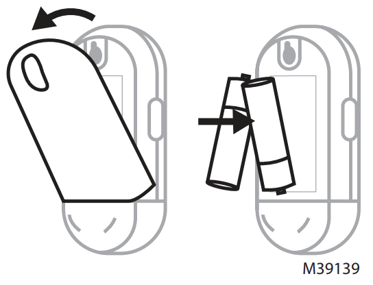 resideo L1 WiFi Water Leak and Freeze Detector - Install Batteries