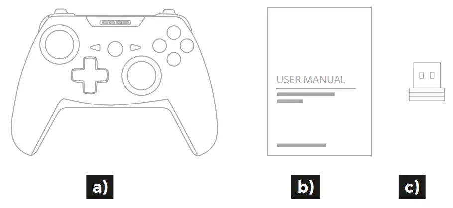 GENESIS PV58 Mangan PC Wireless Gamepad - Fig