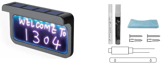 RELIABILT 5182027 Diy Solar LED Address Sign-fig11