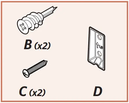 PfISTER BRB DA1B Deckard Matte Black Wall Mount Towel Ring - fig 2