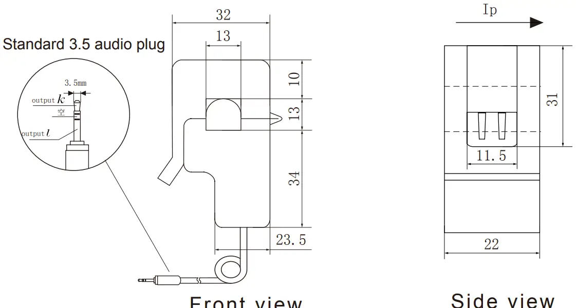YHDC SCT013 Split Core Current Transformer-fig8