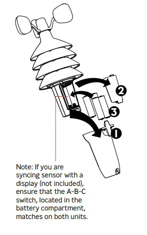 AcuRite 06008RM 3-in-1 Weather Sensor -3-in-1 Sensor Setup 4
