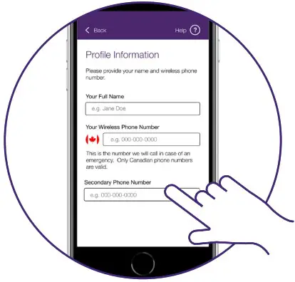 TELUS Health Companion App - profile 1