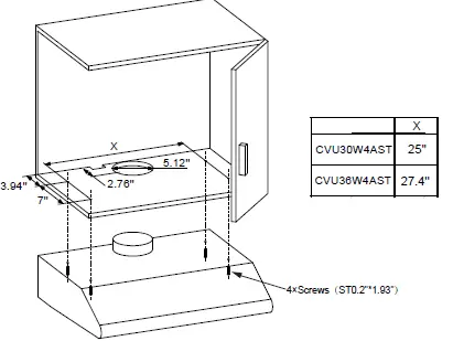 Comfee CVU30W4AST Range Hood 11